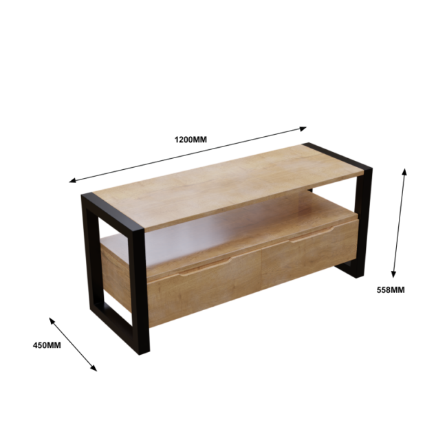 Walton TV Unit in Small Size - Image 7