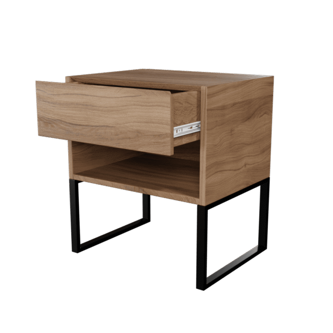 Barksy Side Table in Beige Color - Image 3