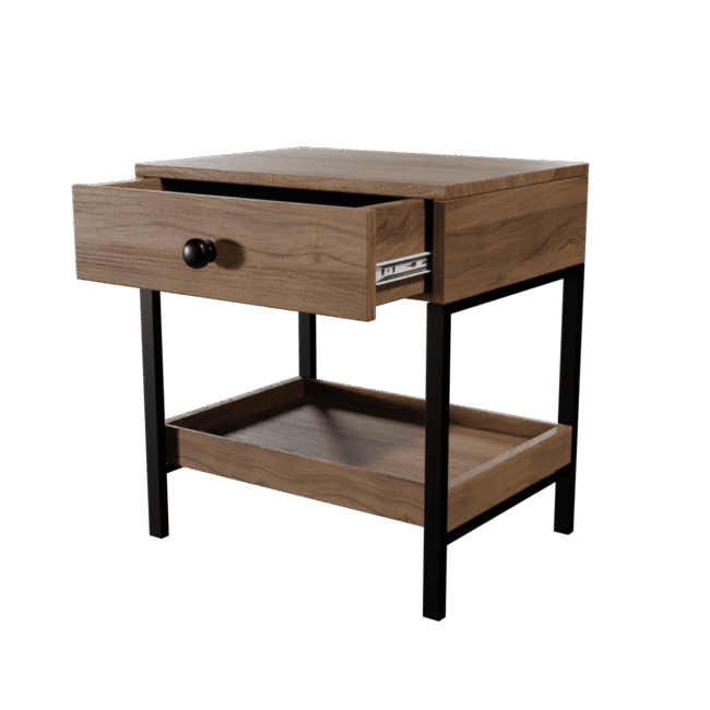 Knobo Side Table in Beige Color - Image 2