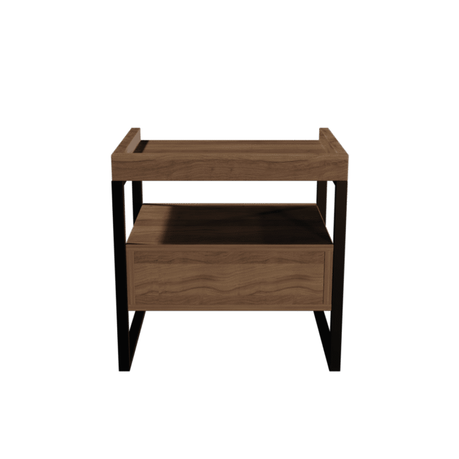 Steela Side Table in Beige Color - Image 3