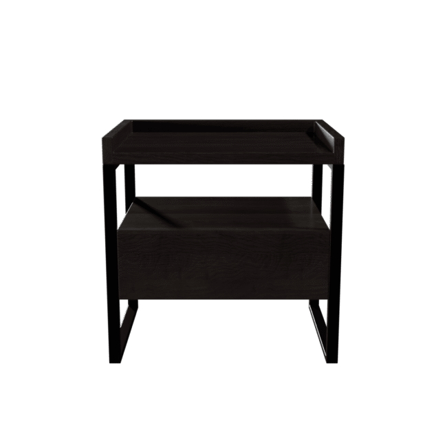 Steela Side Table in Brown Color - Image 6