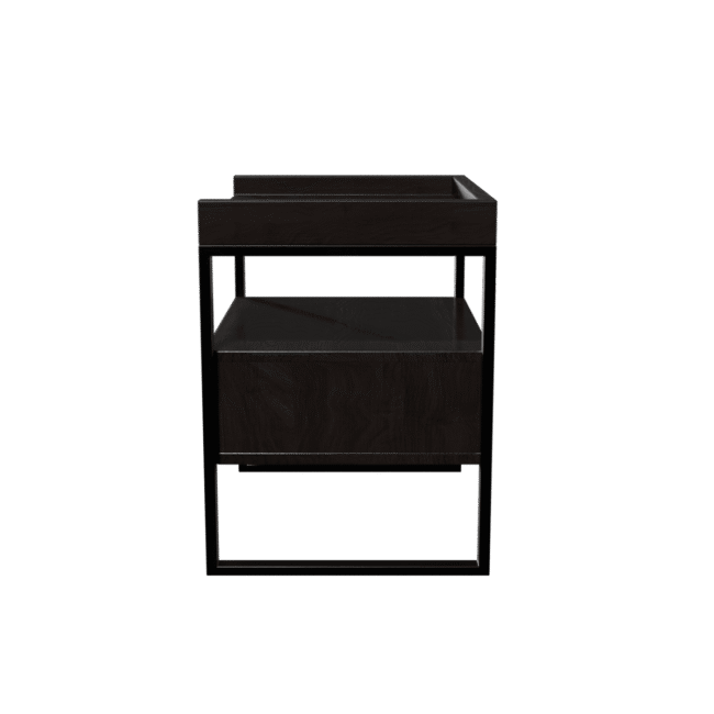Steela Side Table in Brown Color - Image 4
