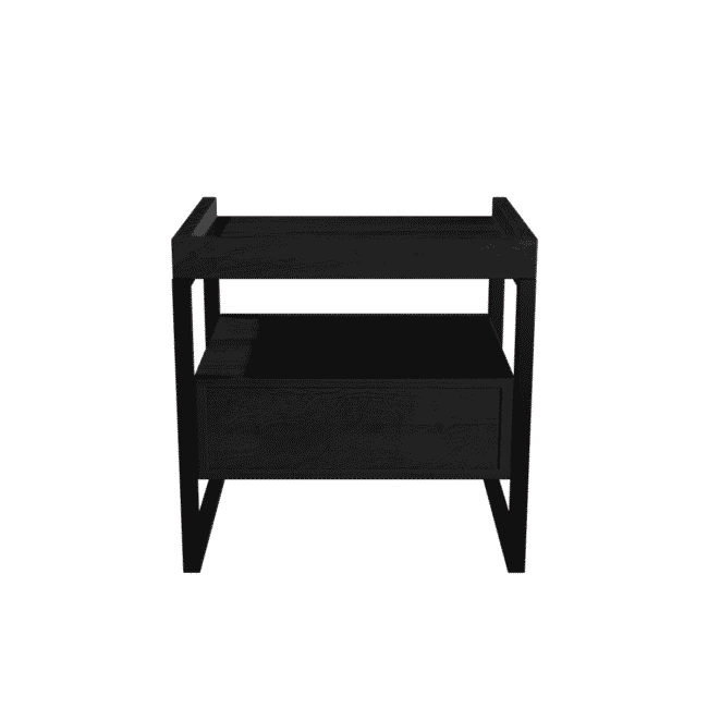 Steela Side Table in Brown Color - Image 3