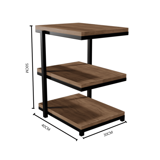 Shelfy Kitchen Stand in Walnut Color - Image 9