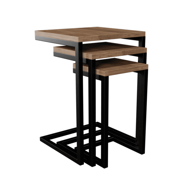 Nuttix Side Table in Beige Color - Image 7