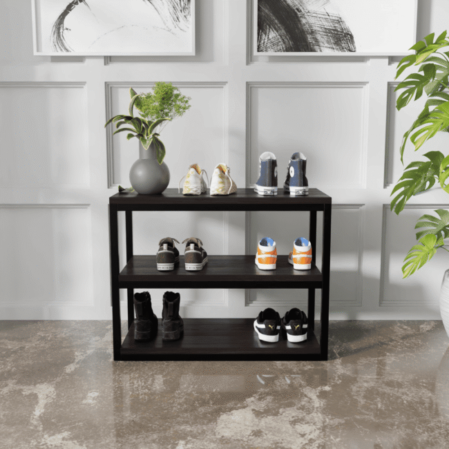 Jambix Shoe Rack in Brown Color