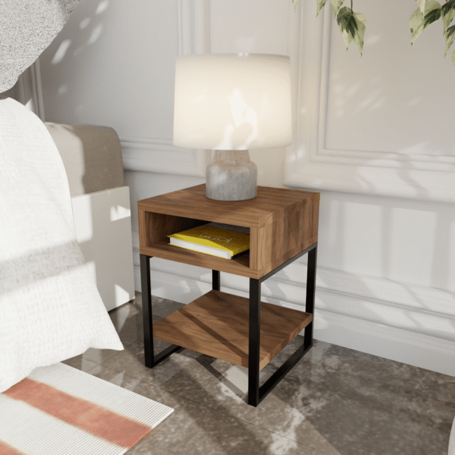 Metabo Side Table in Beige Color - Image 2