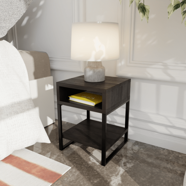 Metabo Side Table in Brown Color - Image 2