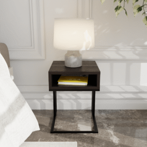 Planko Side Table in Brown Color
