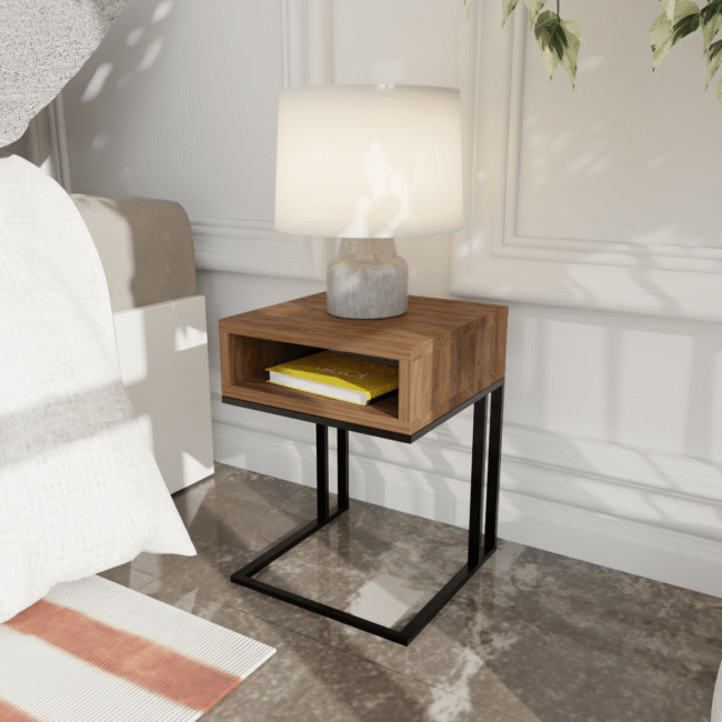 Planko Side Table in Beige Color - Image 7
