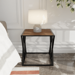 Graino Side Table in Beige Color