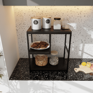 Racksy Kitchen Stand in Brown Color