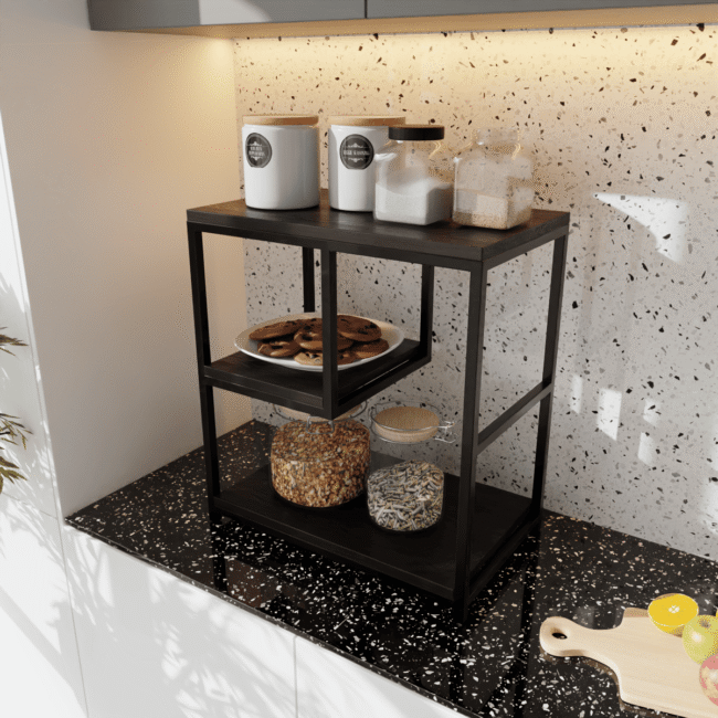 Racksy Kitchen Stand in Brown Color - Image 2