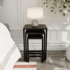 Nuttix Side Table in Brown Color
