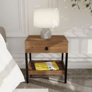 Knobo Side Table in Beige Color