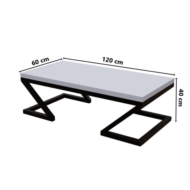 Beni Coffee Table in White Color - Image 6