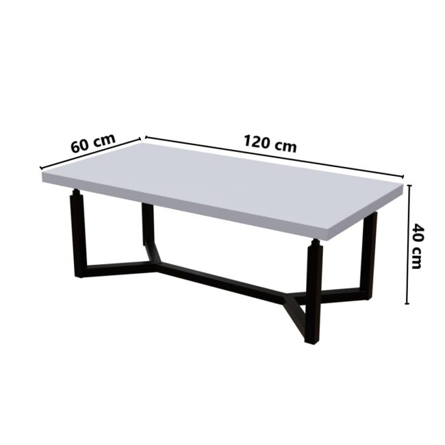Drio Coffee Table in White Color - Image 6