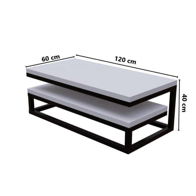 Kent Coffee Table in White Color - Image 6
