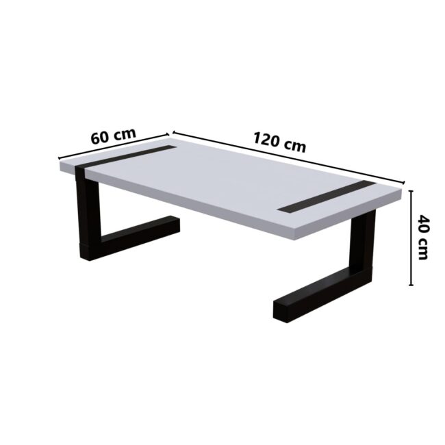 Cosmo Coffee Table in White Color - Image 5