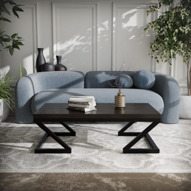 Beni Coffee Table in Brown Color