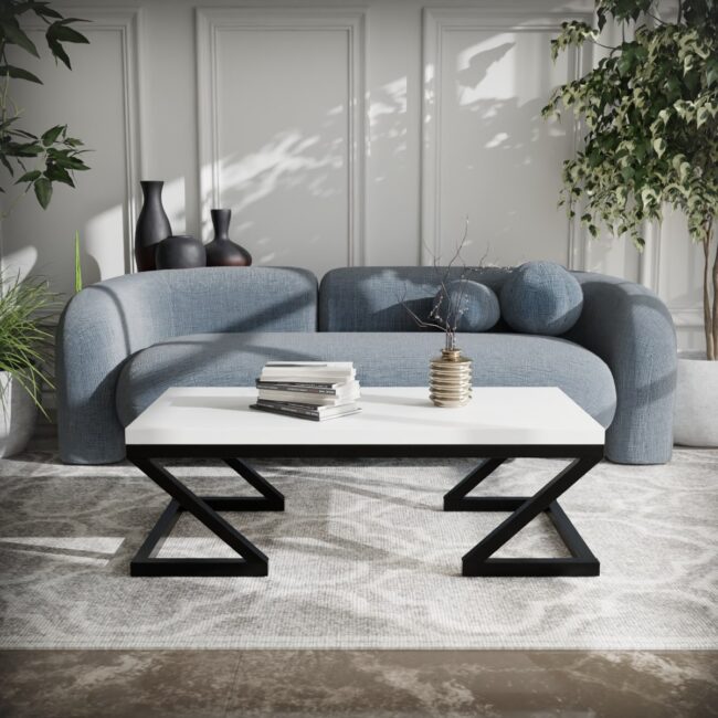 Beni Coffee Table in White Color