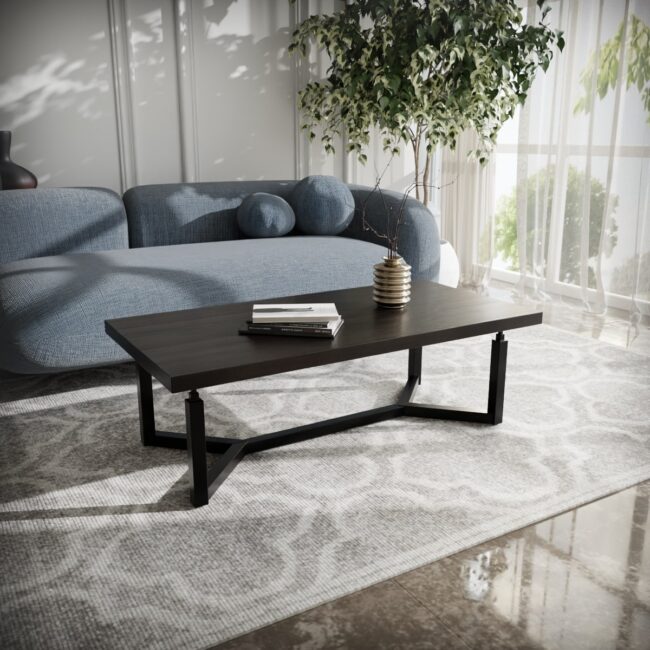Drio Coffee Table in Brown Color - Image 2