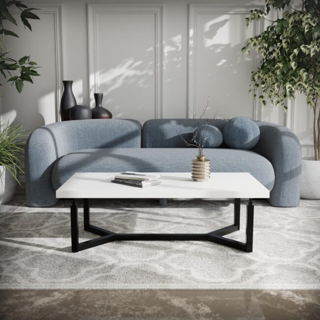 Drio Coffee Table in White Color