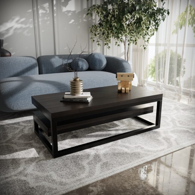 Kent Coffee Table in Brown Color - Image 2