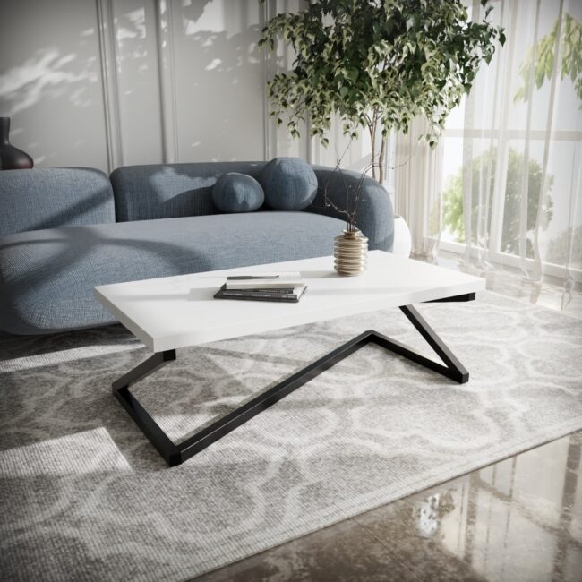 Neo Coffee Table in White Color - Image 2