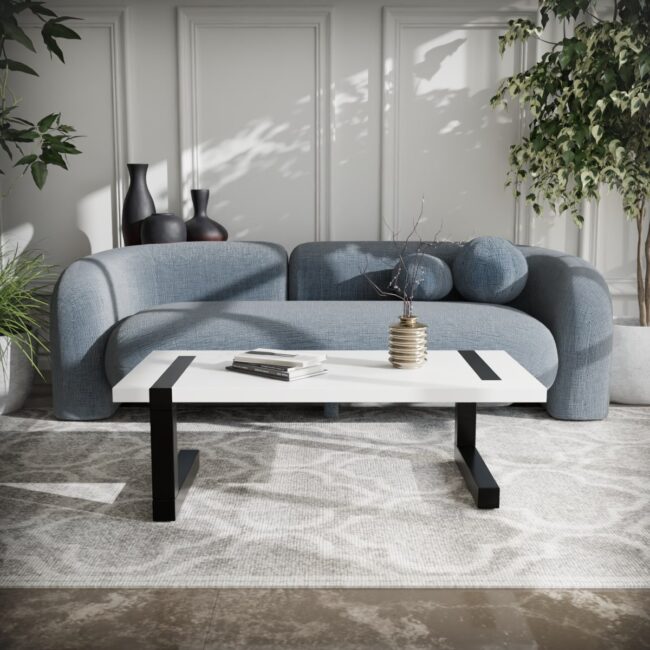 Cosmo Coffee Table in White Color