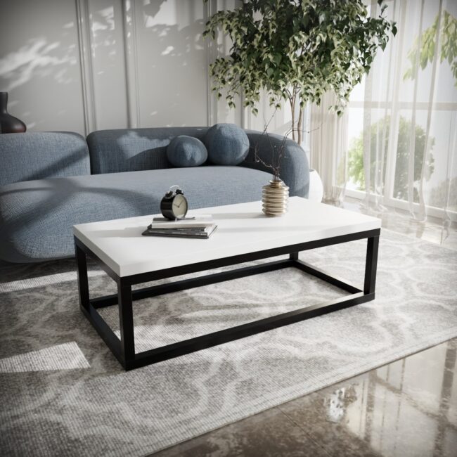 Quantum Coffee Table in White Color - Image 2