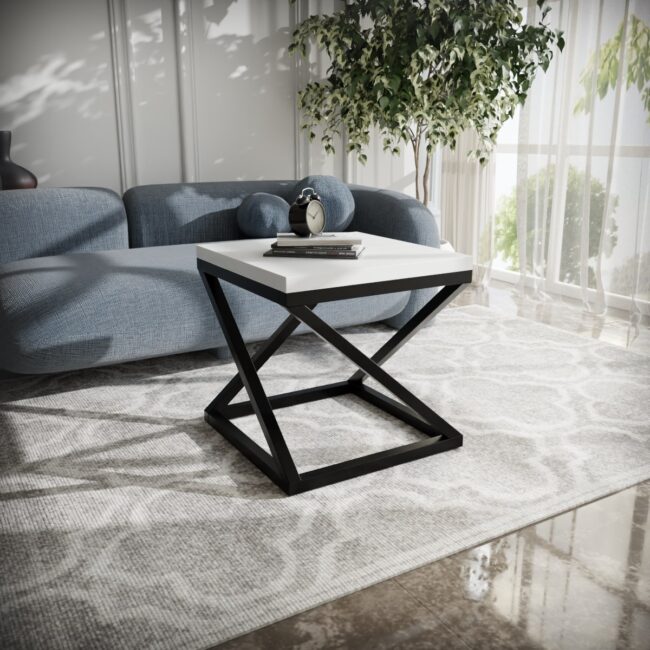 Bono Coffee Table in White Color - Image 2