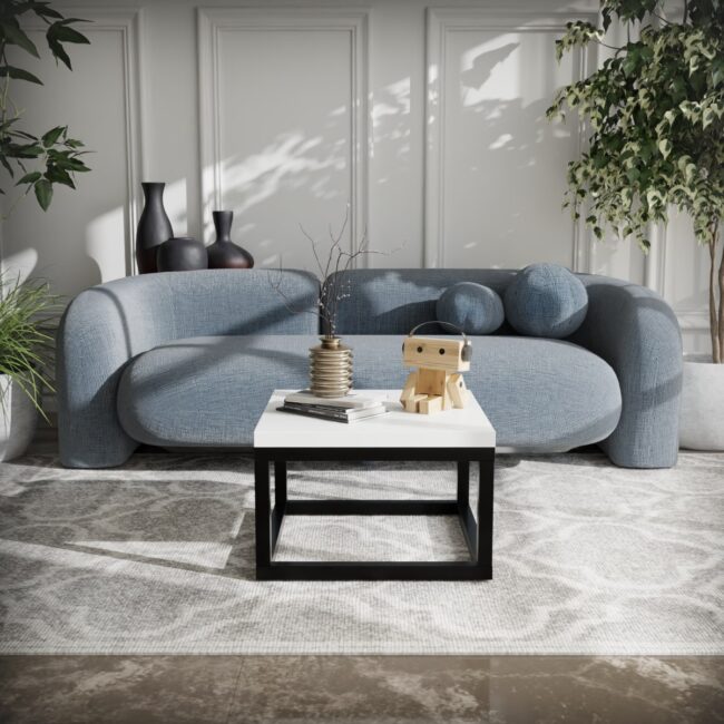 Bingo Coffee Table in White Color