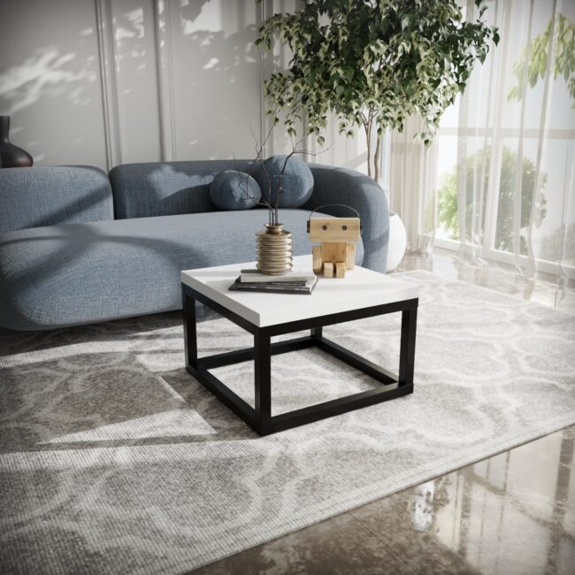 Bingo Coffee Table in White Color - Image 2