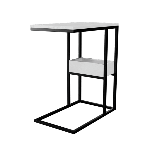 Polto Working Table in White Color - Image 5