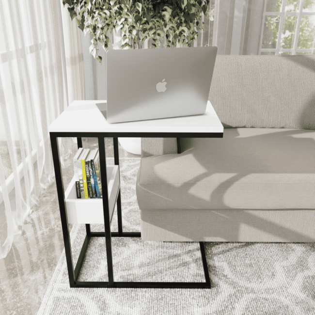 Polto Working Table in White Color