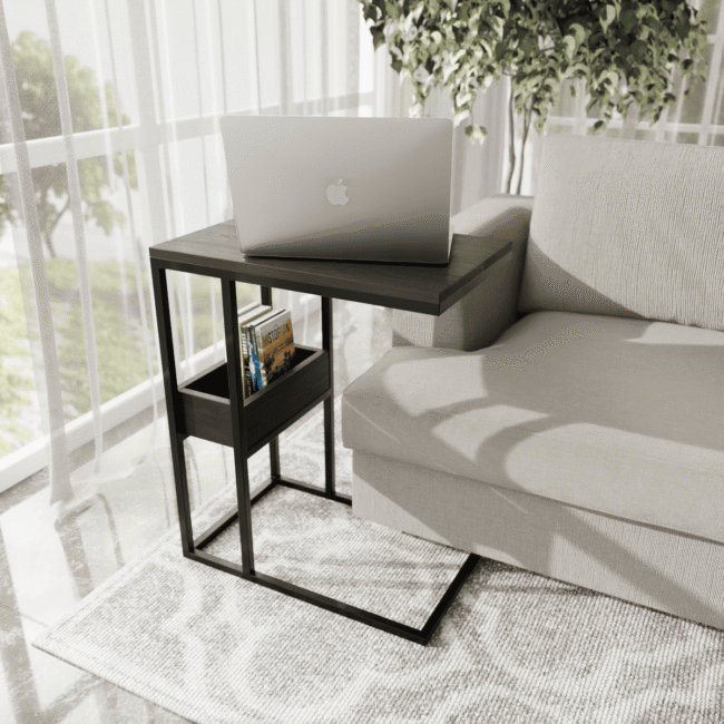 Polto Working Table in Brown Color - Image 2