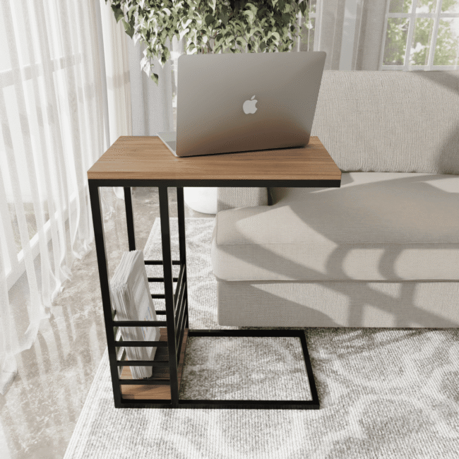 Flinxy Working Table in Beige Color