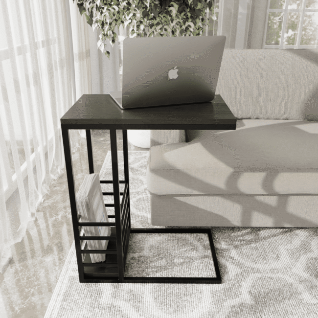 Flinxy Working Table in Brown Color - Image 2