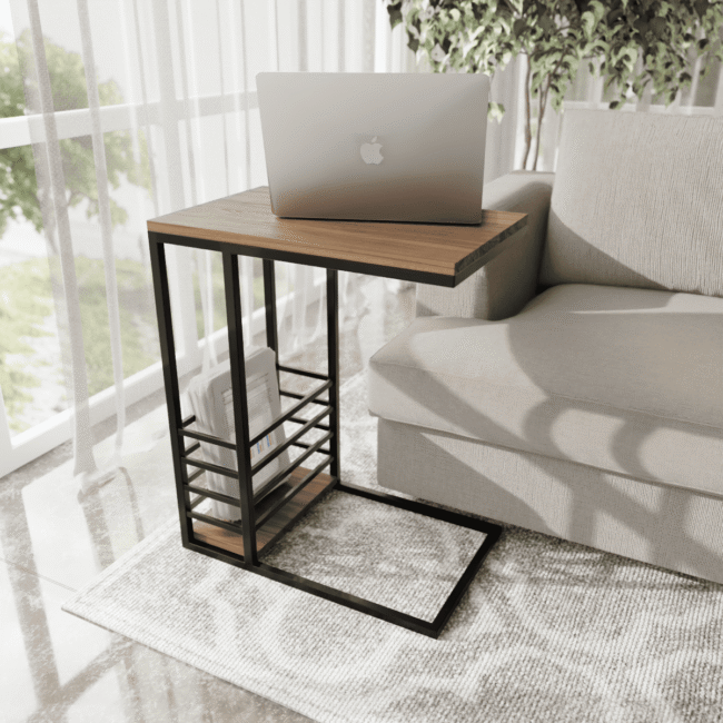 Flinxy Working Table in Beige Color - Image 2
