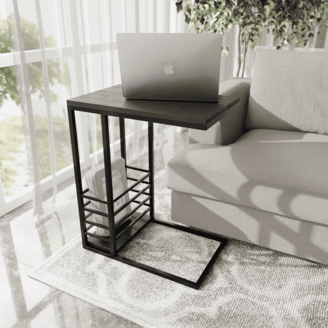 Flinxy Working Table in Brown Color