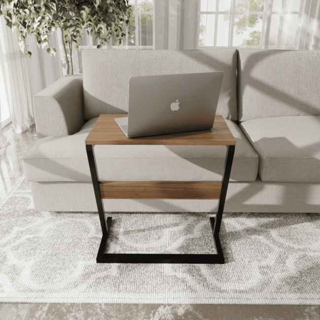 Stelo Working Table in Beige Color