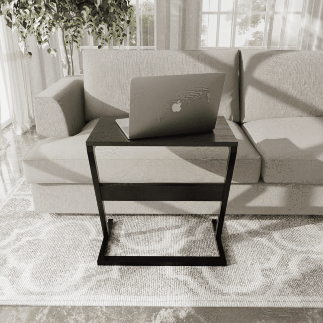 Stelo Working Table in Brown Color
