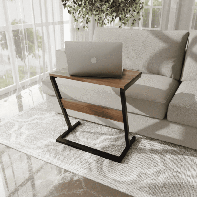 Stelo Working Table in Beige Color - Image 2