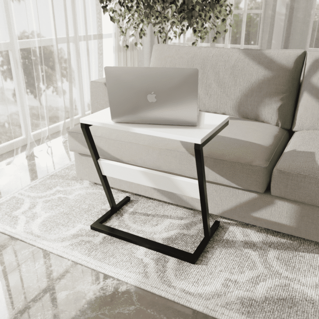 Stelo Working Table in White Color - Image 2