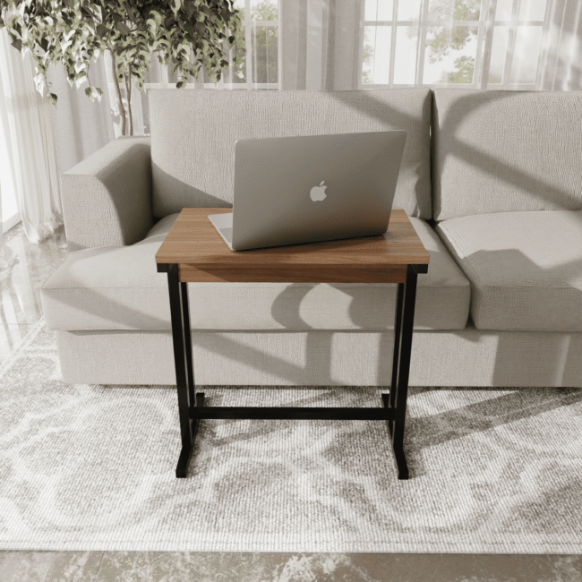 Finix Working Table in Beige Color