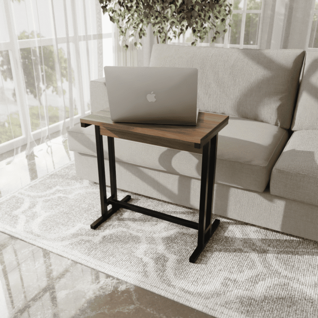 Finix Working Table in Beige Color - Image 2