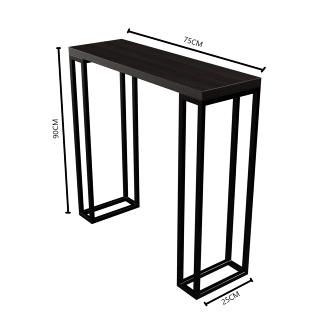 Konzo Console Table in Brown Color - Image 8