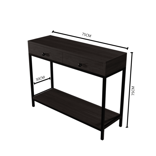 Tavona Console Table in Brown Color - Image 7