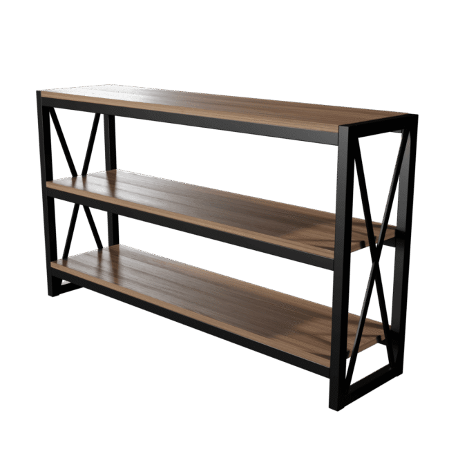 Snaxo Shoe Rack in Walnut Color - Image 7